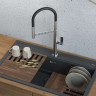 Смеситель OMOIKIRI OSAKA-BN-BL латунь/нержавеющая сталь 4994331