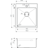 Мойка OMOIKIRI AKISAME 46-GB нерж.сталь/графит 4997012