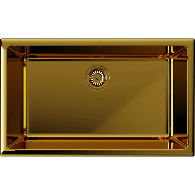 Мойка OMOIKIRI OKINOSHIMA 76-U/I-G Glossy Natceramic/золото 4993041